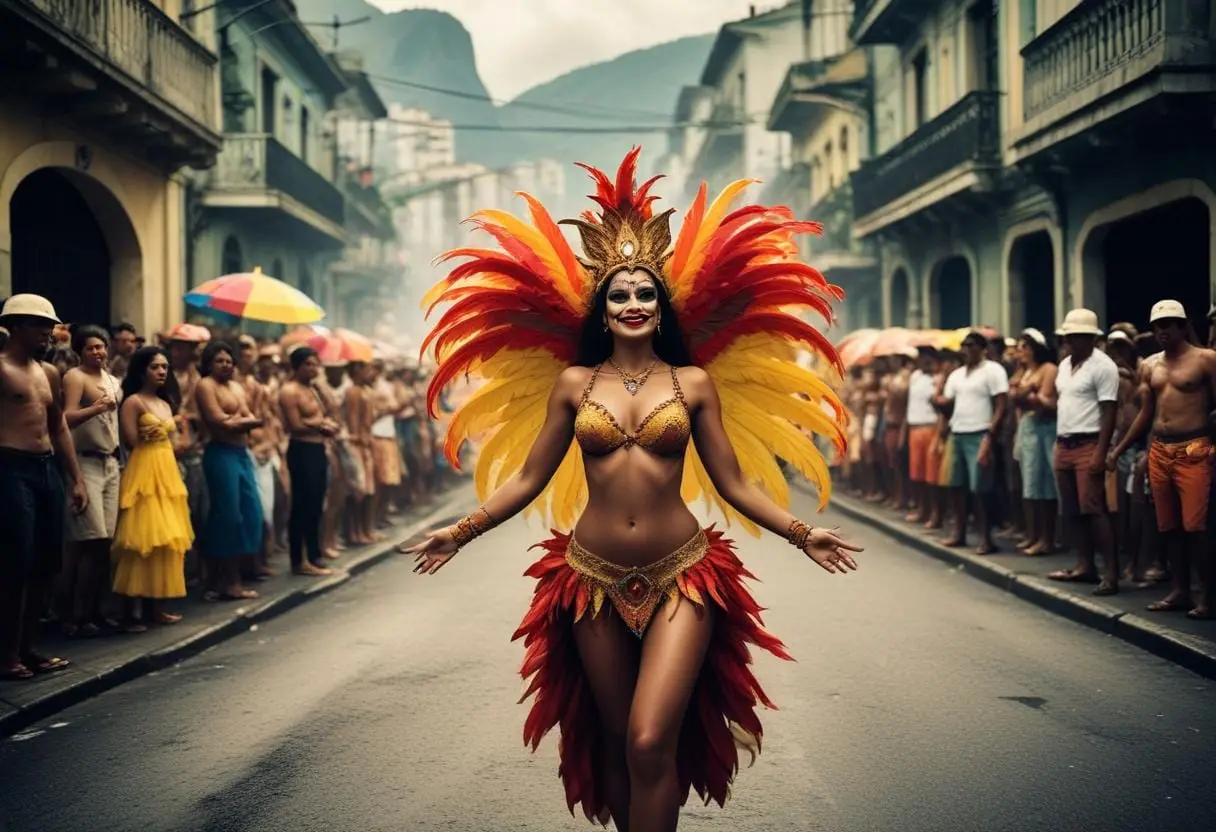 Brottslighet i Rio de Janeiro illustration