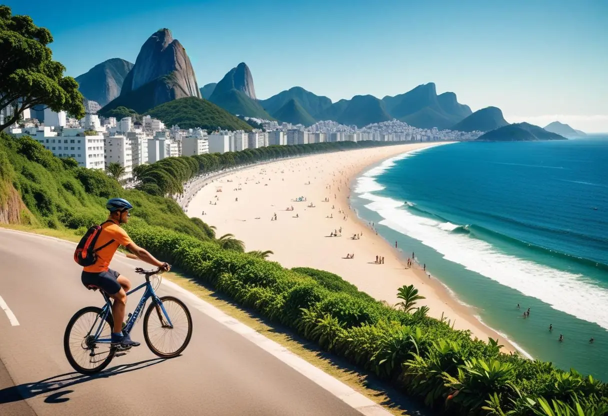 Cykelvänlighet i Rio de Janeiro illustration