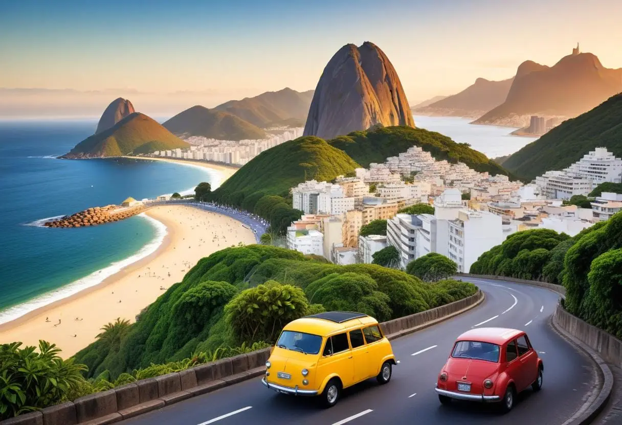 Parkering i Rio de Janeiro illustration
