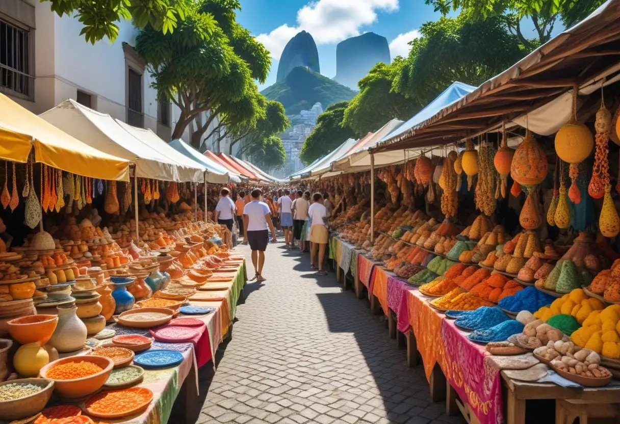 Shopping i Rio de Janeiro illustration